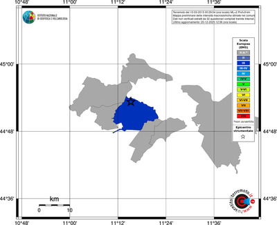 Mappa EMS - territori comuni