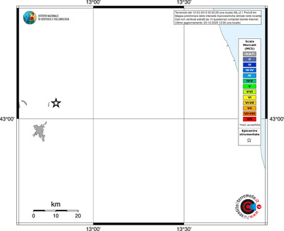 Mappa MCS - territori località