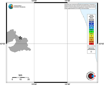 Mappa MCS - territori comuni