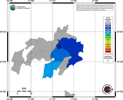 Mappa MCS - territori comuni