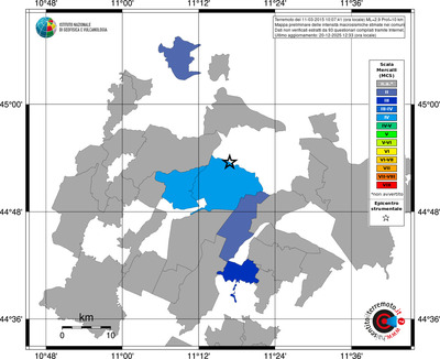 Mappa MCS - territori comuni