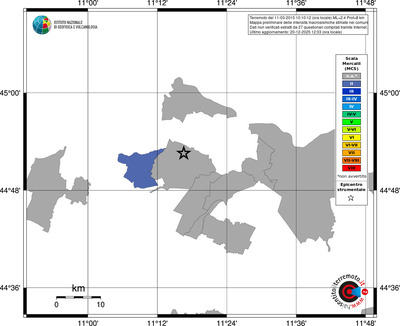 Mappa MCS - territori comuni