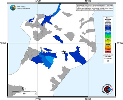 Mappa EMS - territori comuni