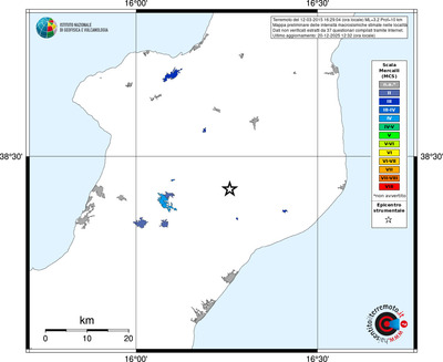 Mappa MCS - territori località
