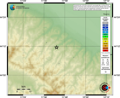 Mappa EMS - località