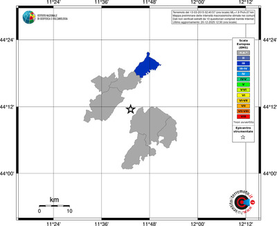 Mappa EMS - territori comuni