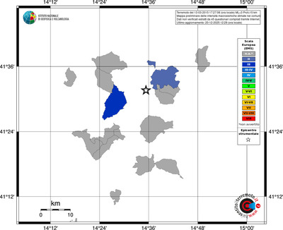 Mappa EMS - territori comuni