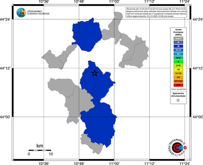 Mappa EMS - territori comuni