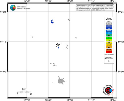 Mappa MCS - territori località