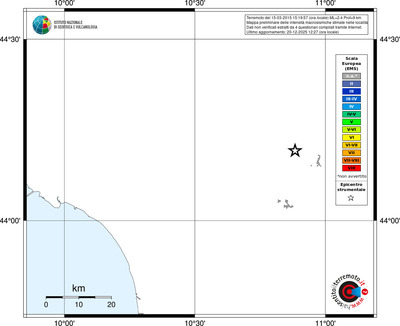 Mappa EMS - territori località