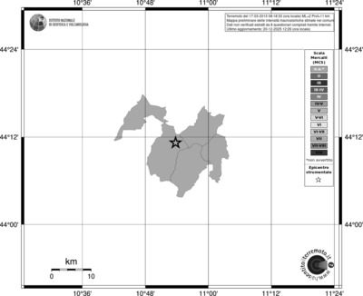 Mappa MCS - territori comuni