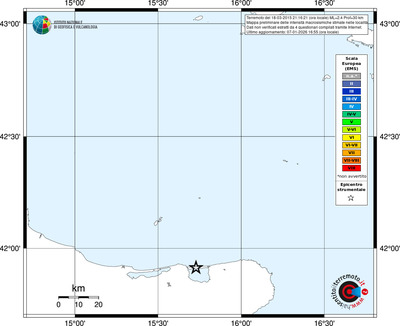 Mappa EMS - territori località