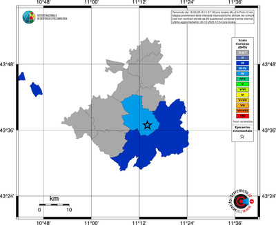 Mappa EMS - territori comuni