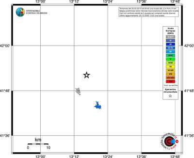 Mappa EMS - territori località