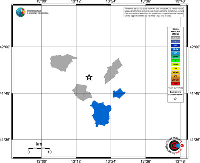 Mappa MCS - territori comuni