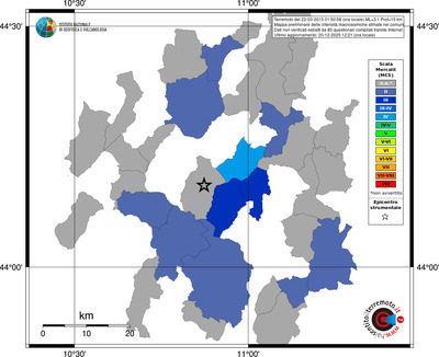 Mappa MCS - territori comuni