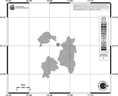 Mappa MCS - territori comuni