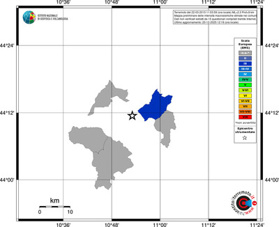 Mappa EMS - territori comuni