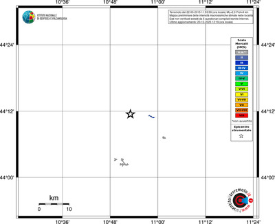 Mappa MCS - territori località