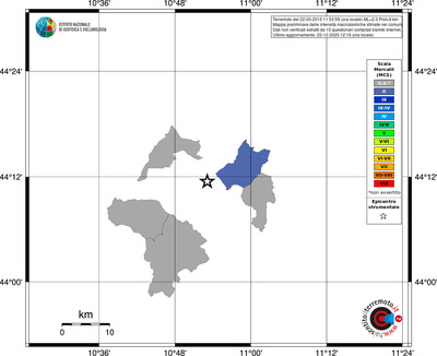 Mappa MCS - territori comuni