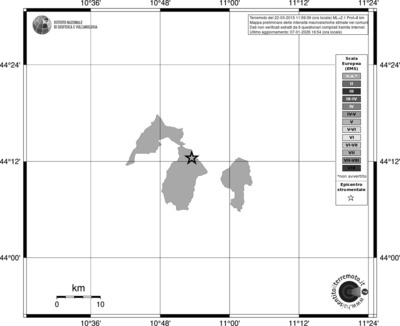 Mappa EMS - territori comuni