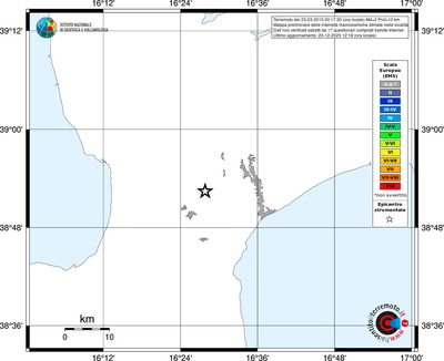 Mappa EMS - territori località