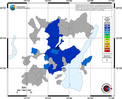 Mappa EMS - territori comuni