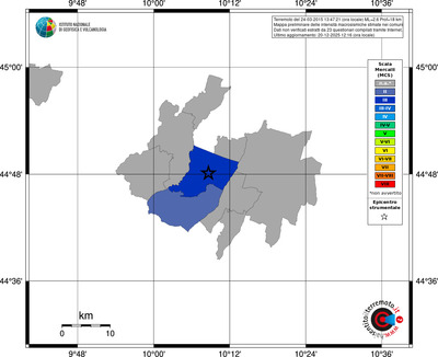 Mappa MCS - territori comuni