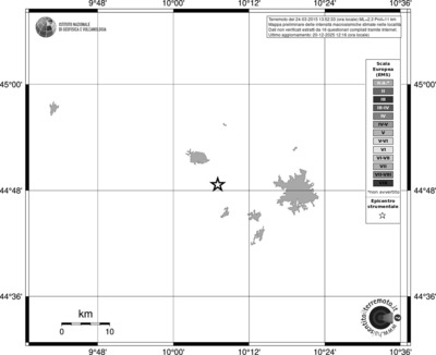 Mappa EMS - territori località