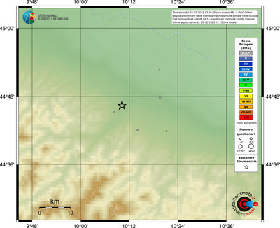 Mappa EMS - località