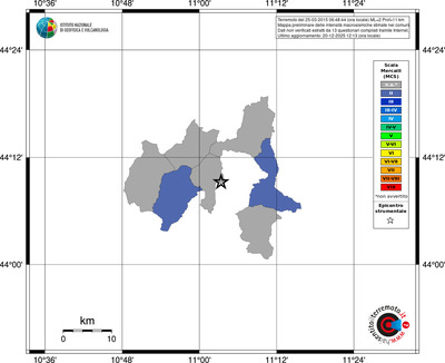 Mappa MCS - territori comuni