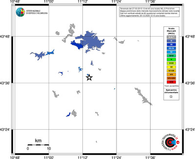 Mappa MCS - territori località