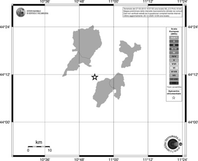 Mappa EMS - territori comuni