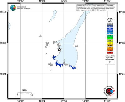 Mappa EMS - territori località