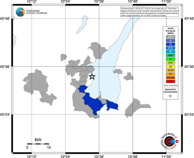 Mappa EMS - territori comuni