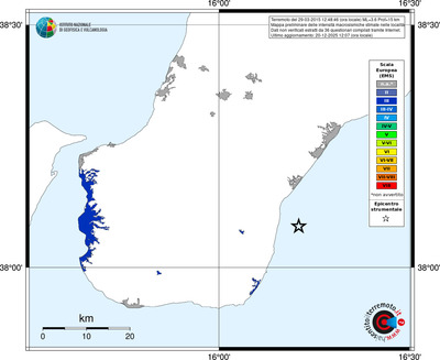 Mappa EMS - territori località
