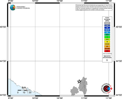 Mappa EMS - territori comuni