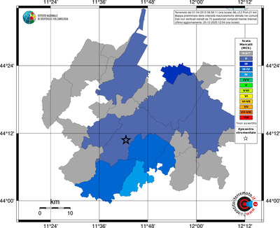 Mappa MCS - territori comuni
