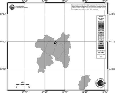 Mappa EMS - territori comuni