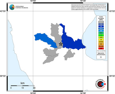 Mappa EMS - territori comuni