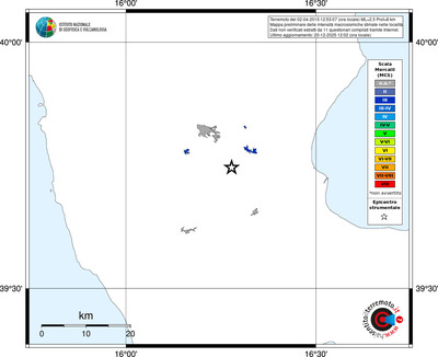 Mappa MCS - territori località