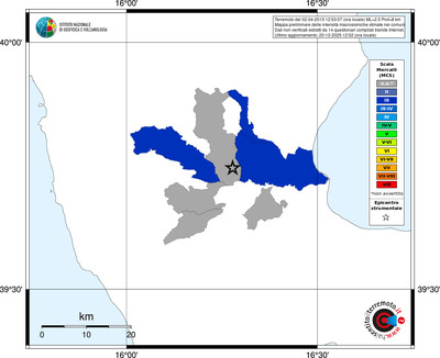 Mappa MCS - territori comuni