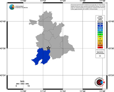 Mappa EMS - territori comuni
