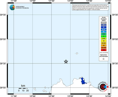 Mappa EMS - territori località
