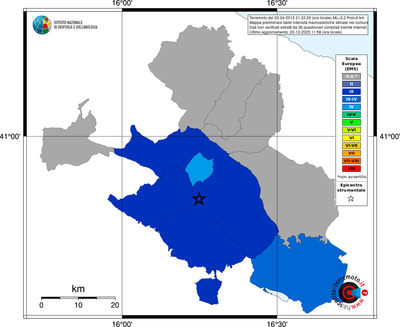 Mappa EMS - territori comuni