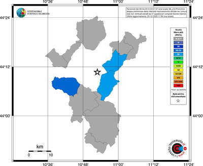 Mappa MCS - territori comuni