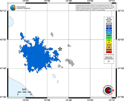 Mappa MCS - territori località