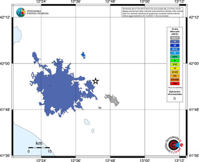 Mappa MCS - territori località
