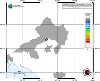 Mappa MCS - territori comuni