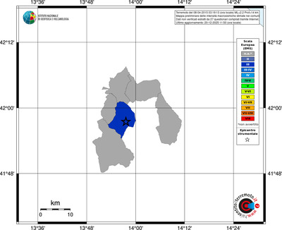 Mappa EMS - territori comuni